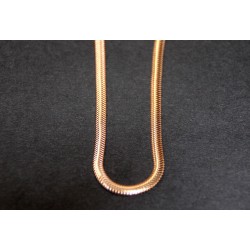 Gold-plated silver chain