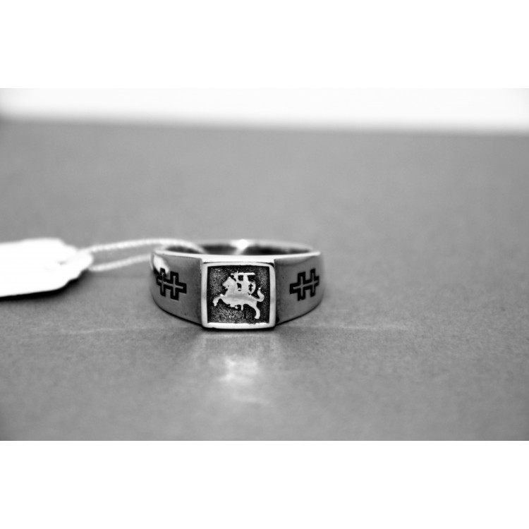 Серебряное мужское кольцо "Витис"