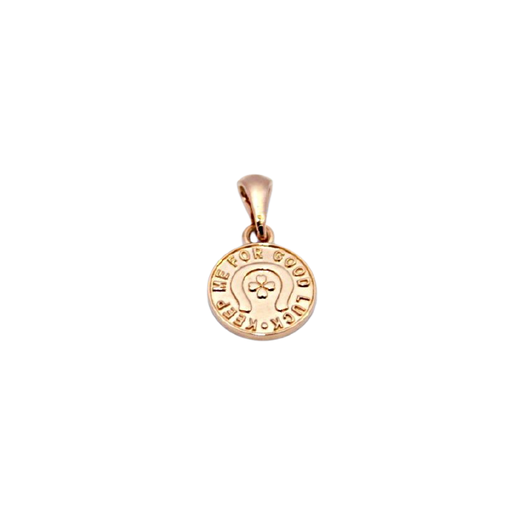 Gold pendant "Happiness wallet"