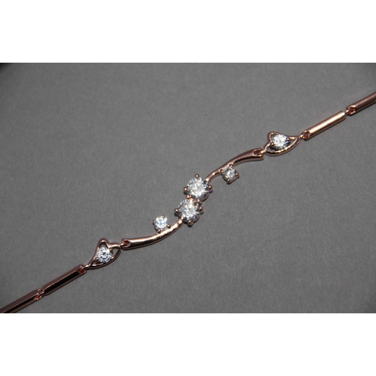 Gold-plated silver bracelet