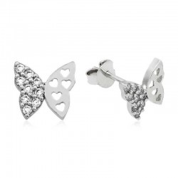 Silver earrings "Butterflies"
