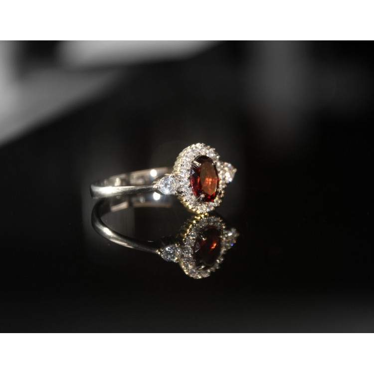 White gold ring