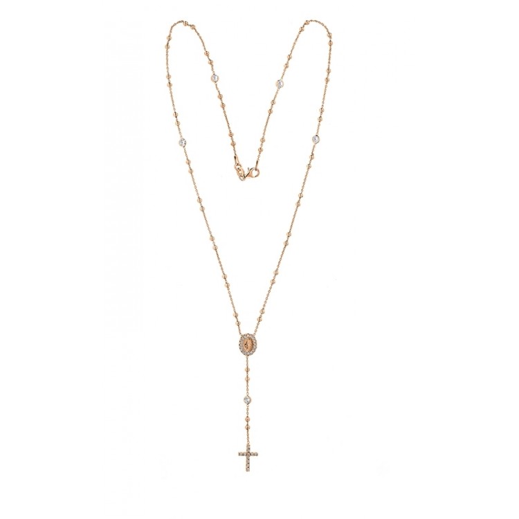 Gold-plated silver rosary