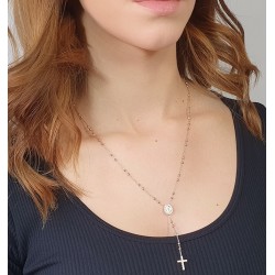 Gold-plated silver rosary