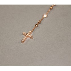 Gold-plated silver rosary