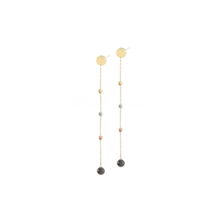 Gold earrings