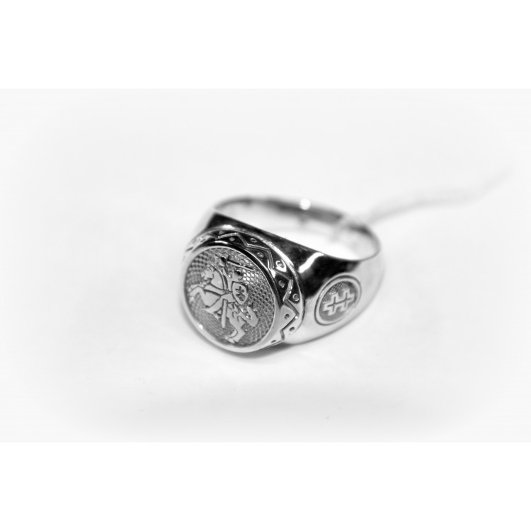 Серебряное мужское кольцо "Витис"