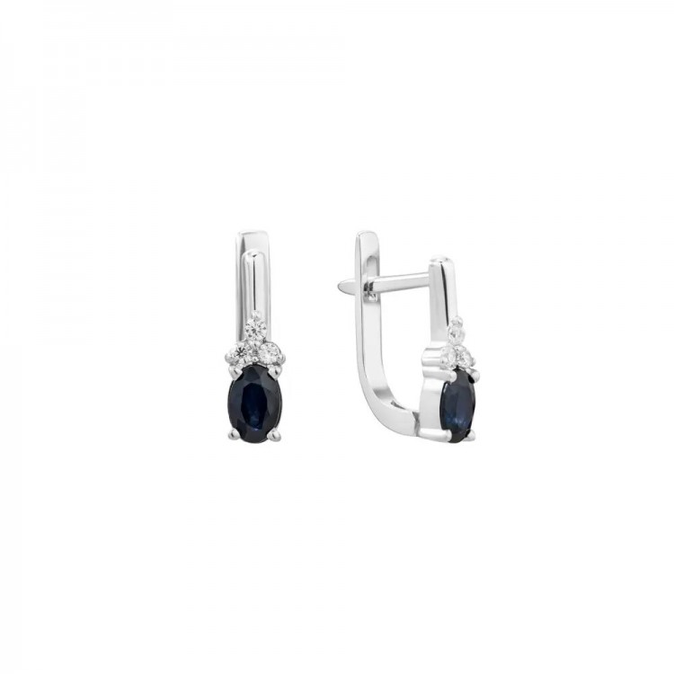 Silver earrings