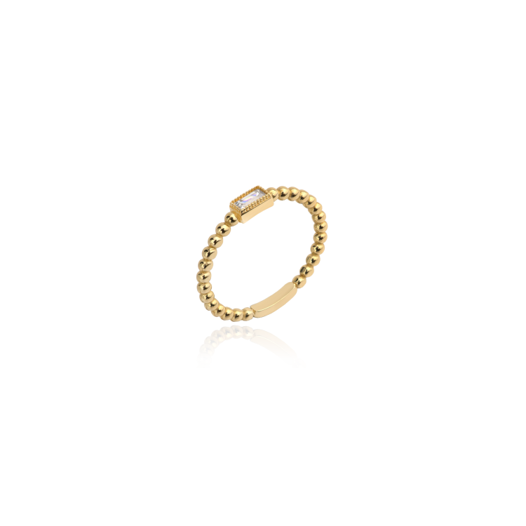 Auksinis minimalistinis žiedas