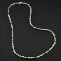 Silver chain "Python"
