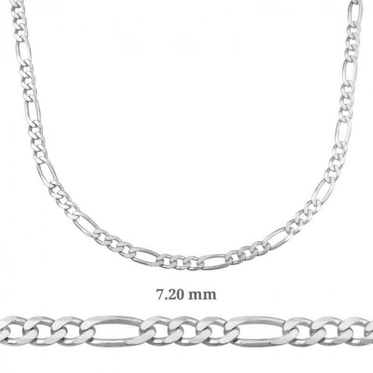 Silver chain Figaro