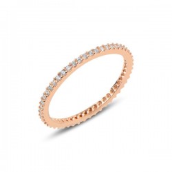 Gold-plated silver ring "Line"