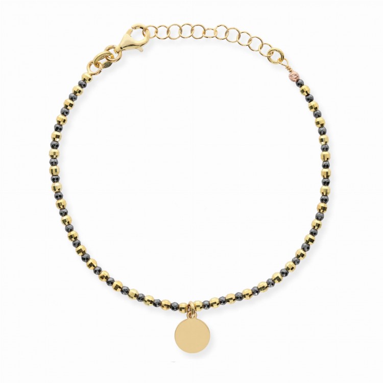 Gold-plated silver bracelet