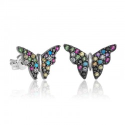 Silver earrings "Butterflies"