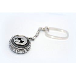 Silver key ring "BMW"