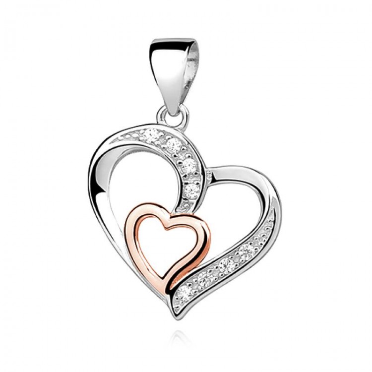 Silver pendant "Heart"