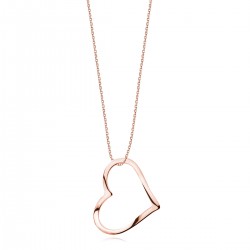 Gold-plated silver chain with pendant "Heart"