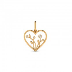 Gold pendant "Heart"