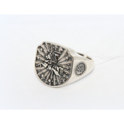 Men's silver ring "Vytis"
