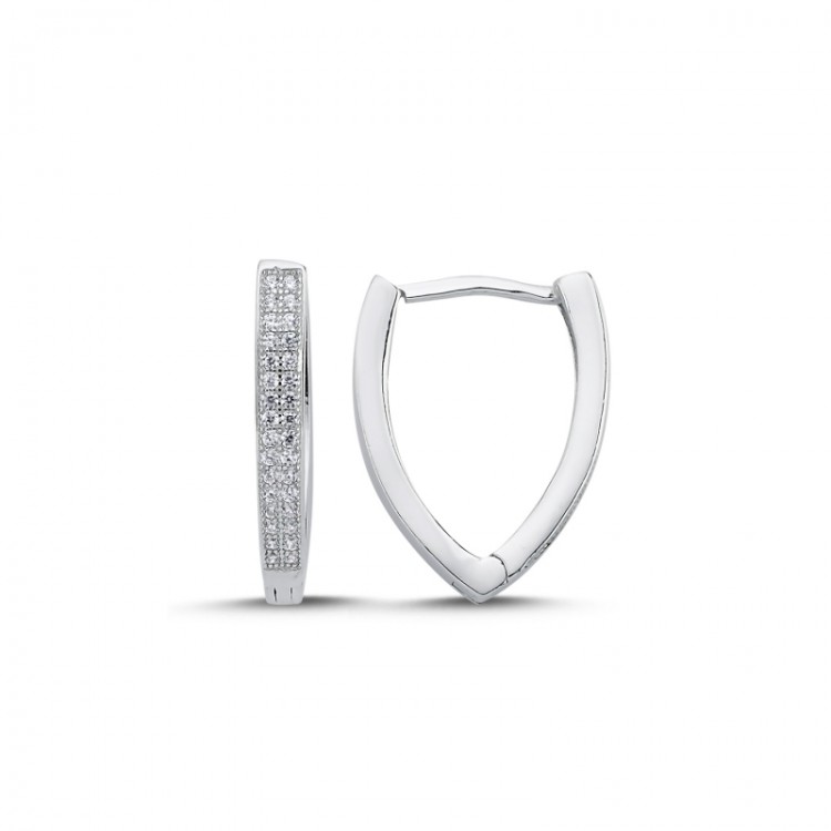 Silver earrings