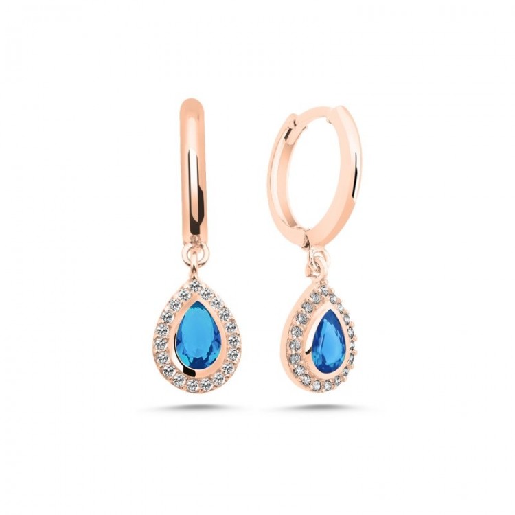 Gold plated silver earrings