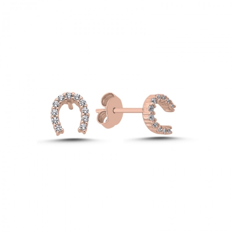 Gold-plated silver earrings