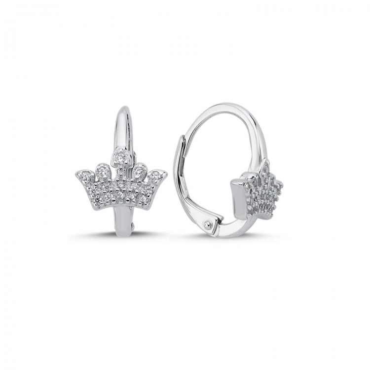 Silver earrings