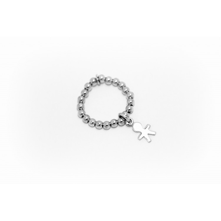 Silver ring for children