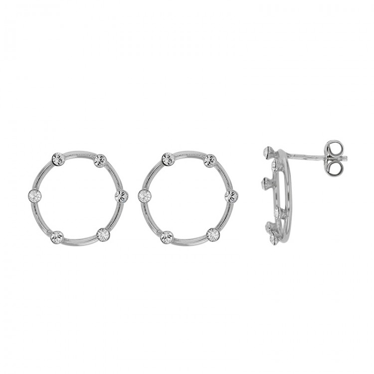 Silver earrings