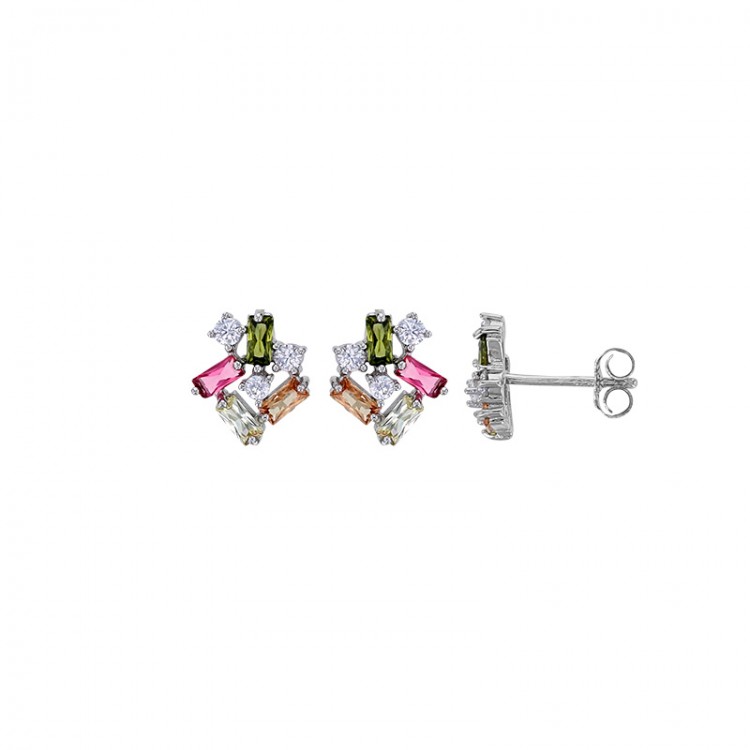 Silver earrings