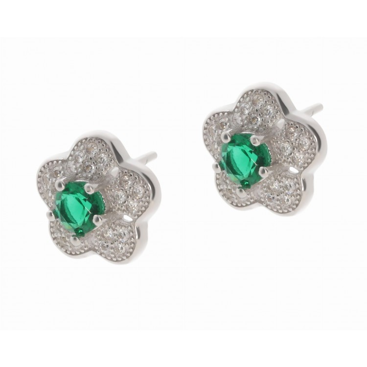 Silver earrings