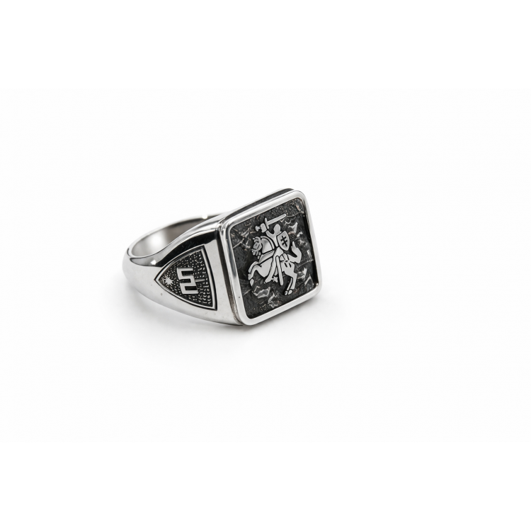 Silver men's ring "Vytis"