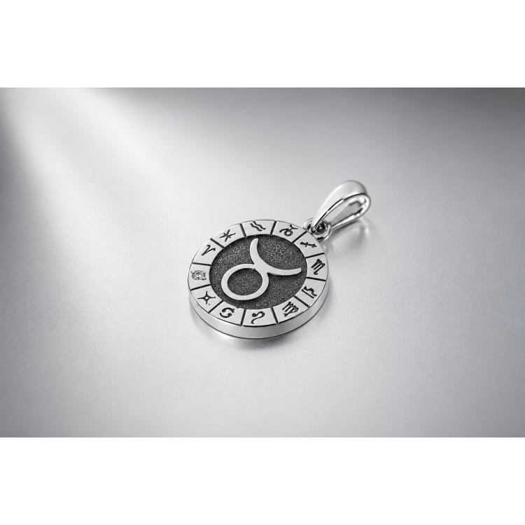 Silver pendant "Taurus"