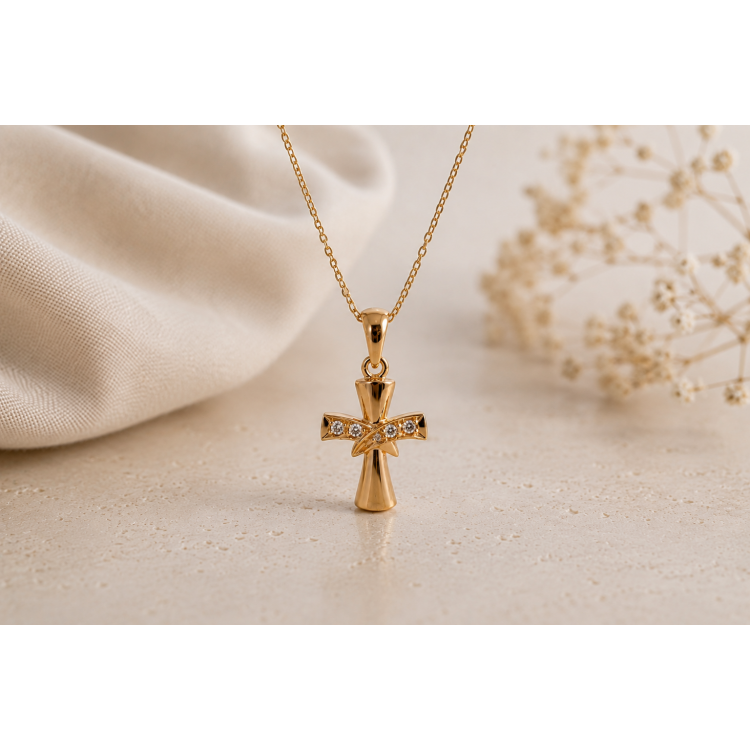Gold cross