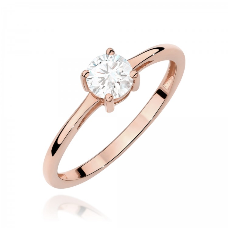Sužadėtuvių žiedas 0,52ct Lab. briliantu