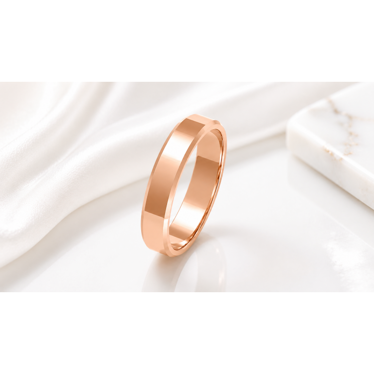 Gold wedding ring - 4mm