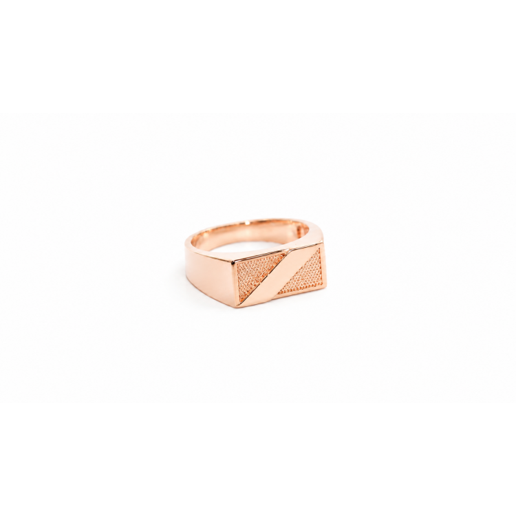 Gold men's ring