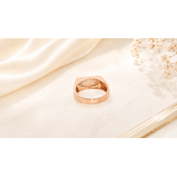 Gold men's ring