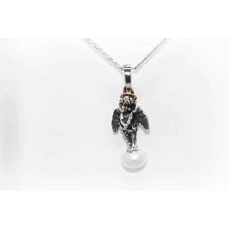 Silver pendant "Angel"
